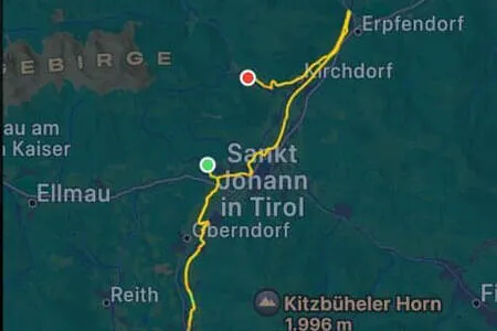 Radtour Kitzbühel - Gasteig - Retour 25.6.26 Bild 1
